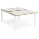 Adapt 1600mm Deep Sliding Top Back to Back Bench Desk